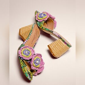 Betsey Johnson Floral Dietrich Bright Multi Mule